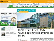 Tablet Screenshot of channelnews.fr